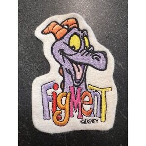 Vintage Disney Figment Embroidered Patch EPCOT Sew-On 4" © Disney